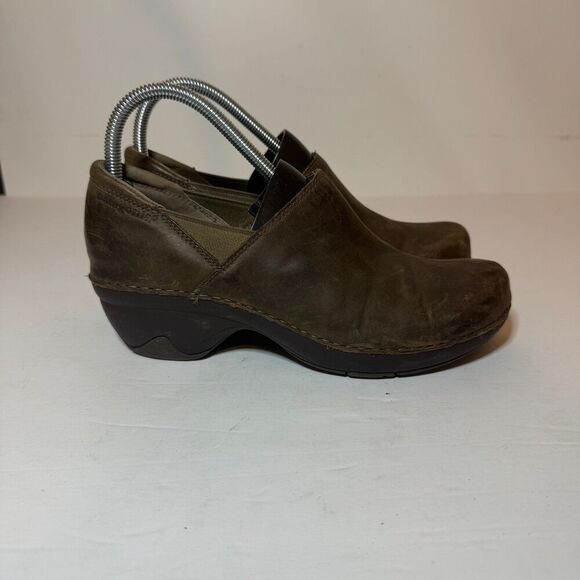 Women's Patagonia Better Clog Deep Espresso Brown Leather Slip On Sz 8.5 See oic - Picture 2 of 9